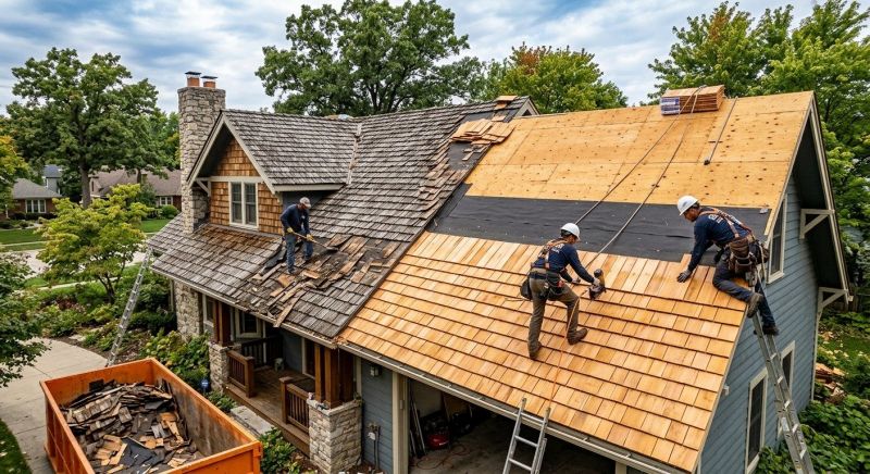 Wood Shake Roof Replacement in Essex County, NJ