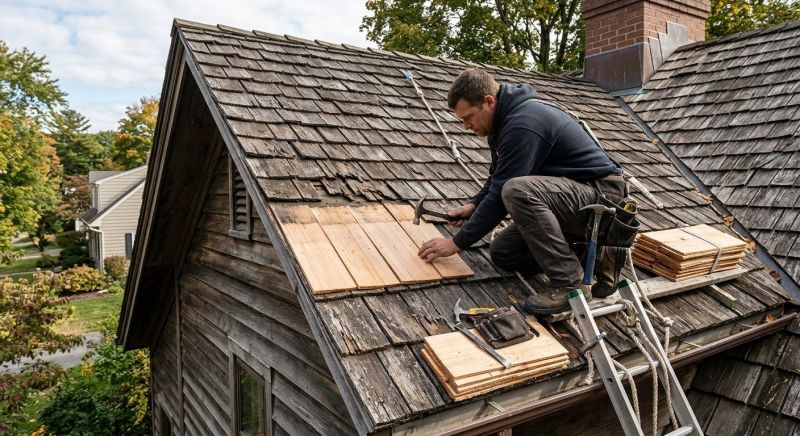 Wood Shingles Repair in Colonia, NJ