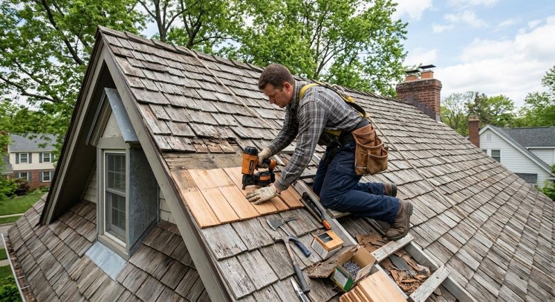 Wood Shingles Repair in Great Neck, NY