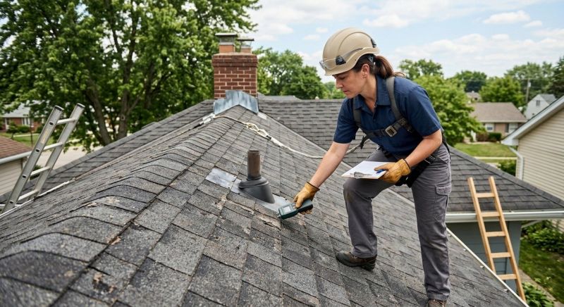 Roof Damage Inspection in Metuchen, NJ